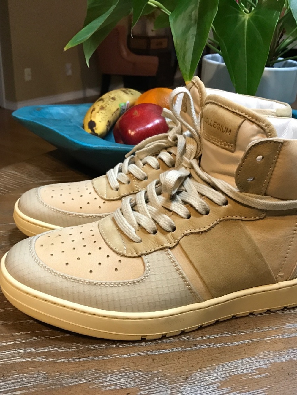 Collegium Natural Pillar Destroyer High rip stop tennis sneakers sz 8 US /38 EU